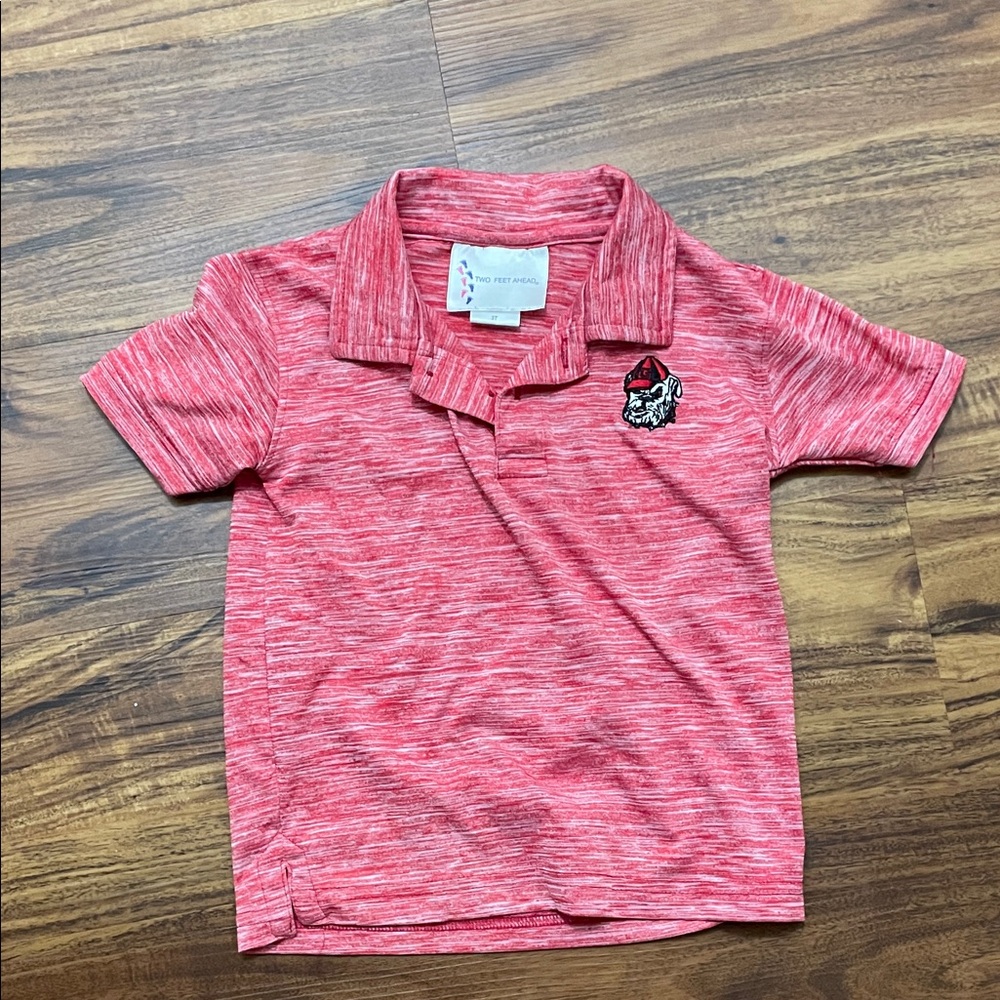 Vibrant Red Kids Polo Shirt